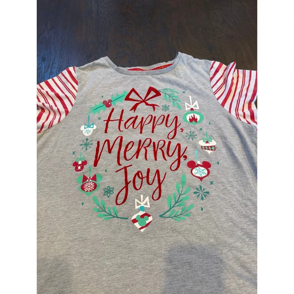 Disney Mickey‎ Minnie Holiday Nightshirt Womens - Picture 2 of 3